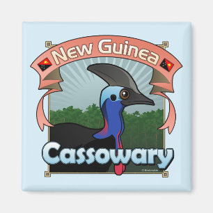 New Guinea Cassowary Magnet