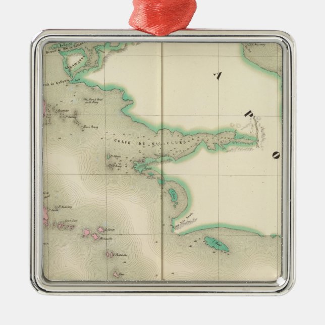 New Guinea Oceania no 22 Metal Tree Decoration (Front)