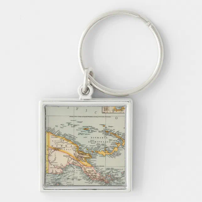 New Guinea, Papuan Archipelago Key Ring | Zazzle