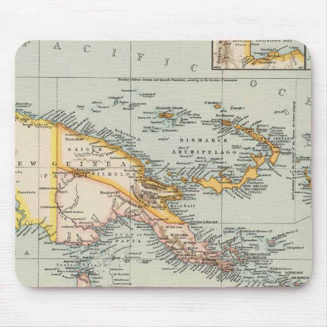 New Guinea, Papuan Archipelago Mouse Pad (Front)