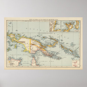 New Guinea, Papuan Archipelago Poster