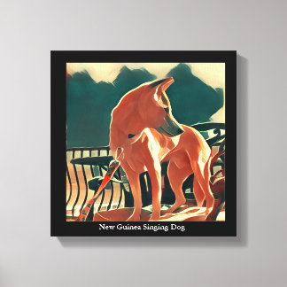 New Guinea Singing Dog Canvas Art
