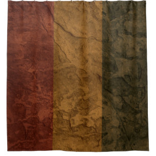 New Guinea Stone Wall Flag  Shower Curtain