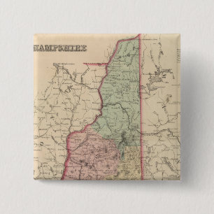 New Hampshire 2 15 Cm Square Badge