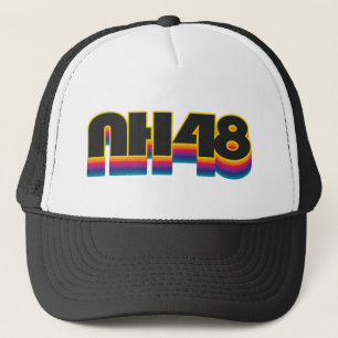 New Hampshire 48 Rainbow Trucker Hat