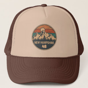 New Hampshire 48 Sunset Trucker Hat