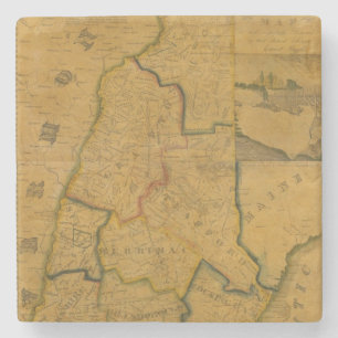 New Hampshire 4 Stone Coaster