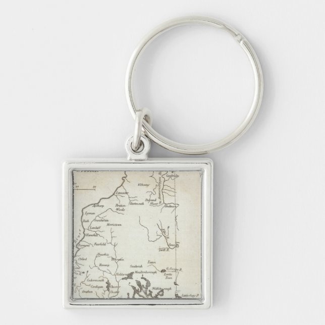 New Hampshire 7 Key Ring (Front)