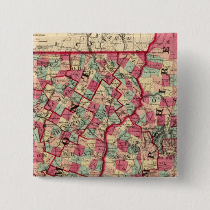 New Hampshire and Vermont 15 Cm Square Badge