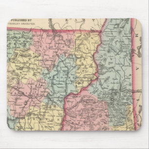 New Hampshire and Vermont 3 Mouse Pad