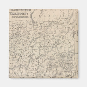 New Hampshire and Vermont Magnet