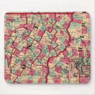 New Hampshire and Vermont Mouse Pad