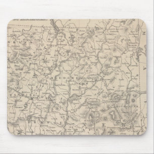 New Hampshire and Vermont Mouse Pad