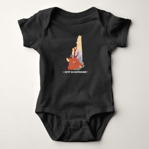 New Hampshire Baby Bodysuit