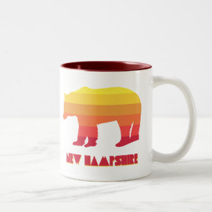New Hampshire Bear Two-Tone Coffee Mug