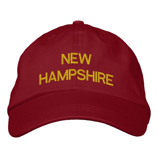 NEW HAMPSHIRE EMBROIDERED HAT (Front)