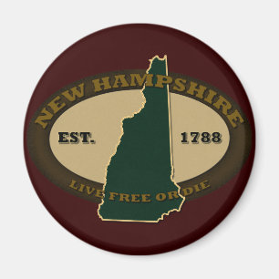 New Hampshire Est 1788 Magnet