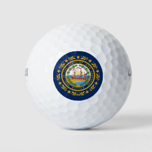 New Hampshire flag Golf Balls