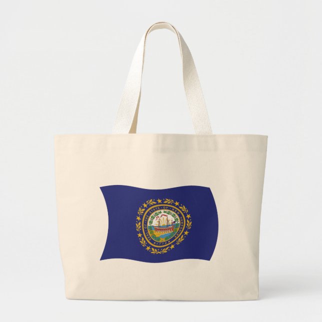 New Hampshire Flag Tote Bag (Front)