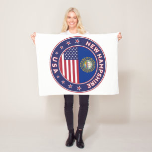New Hampshire Fleece Blanket