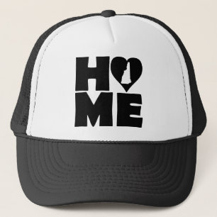 New Hampshire Home Heart State Ball Cap Hat