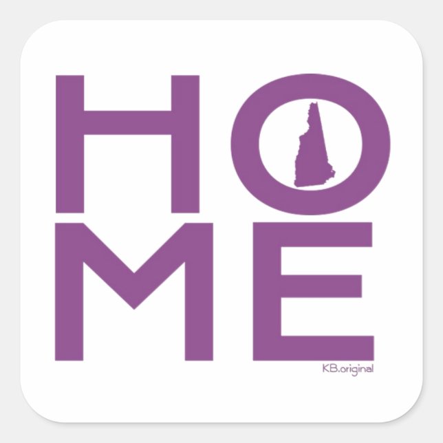 New Hampshire HOME sticker (Front)