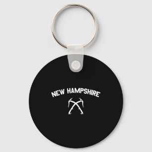 New Hampshire Ice Climbing _2 Key Ring