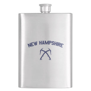 New Hampshire Ice Climbing Hip Flask