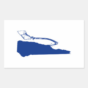 New Hampshire Ice Climbing Rectangular Sticker