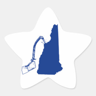 New Hampshire Ice Climbing Star Sticker