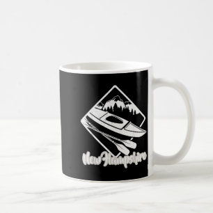 New Hampshire Kayak Kayaking Mountains Boating Coffee Mug
