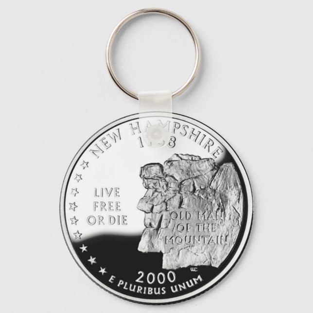 New Hampshire Key Ring (Front)