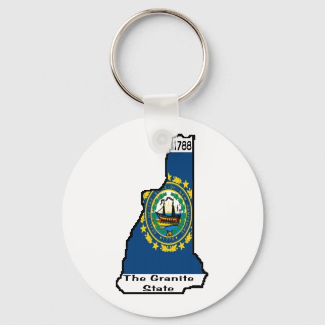 New Hampshire Keychain (Front)