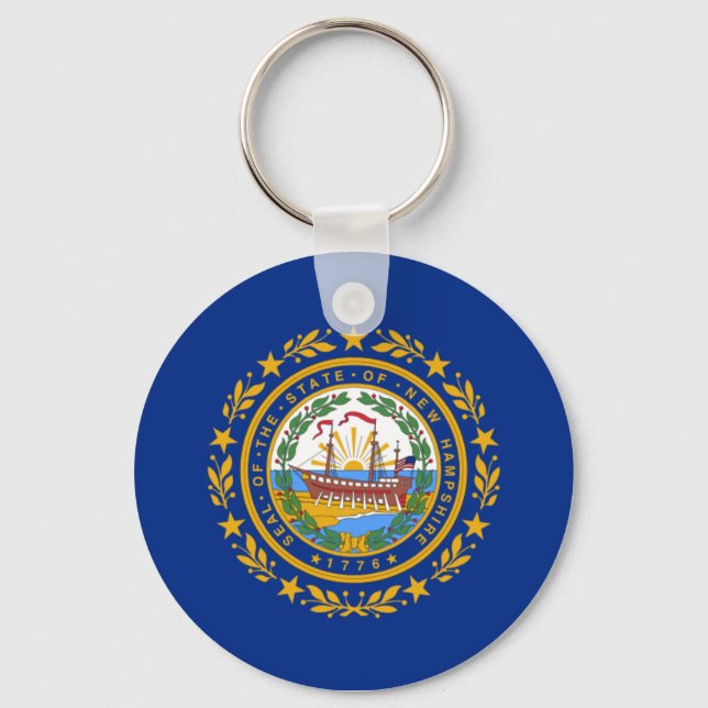 New Hampshire Keychain (Front)