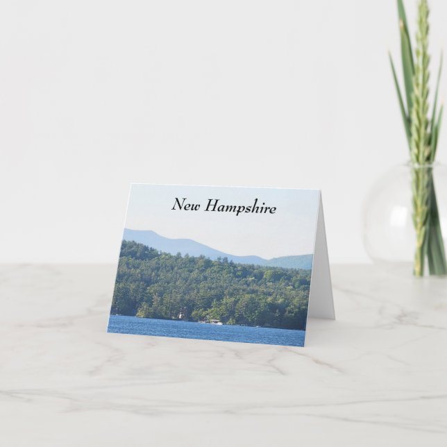 New Hampshire Lakes White Mountains  Card (Front)