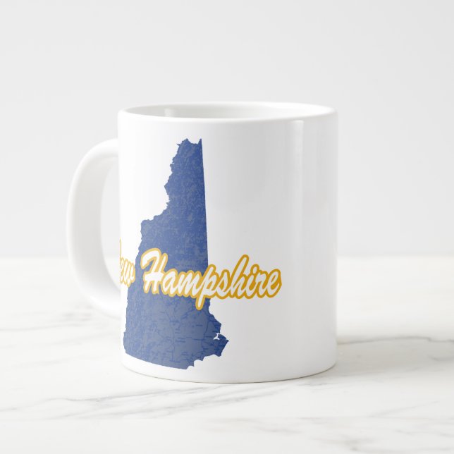 New Hampshire Large Coffee Mug (Front Left)