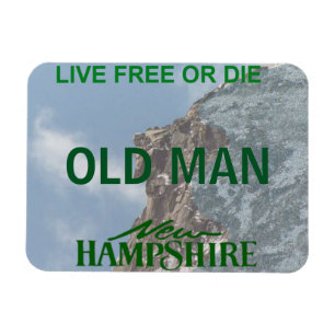 New Hampshire License Plate Flexible Magnet