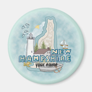 New Hampshire Lighthouse  magnet 
