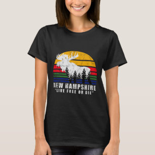 New Hampshire Live Or Die Moose Forest _1 T-Shirt