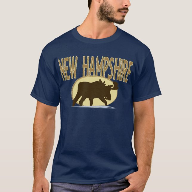 New Hampshire Moose T-Shirt (Front)