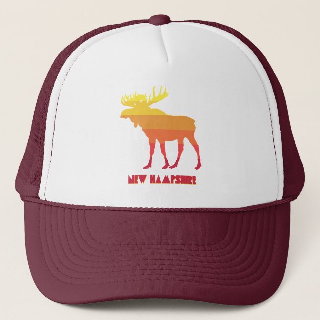 New Hampshire Moose Trucker Hat (Front)