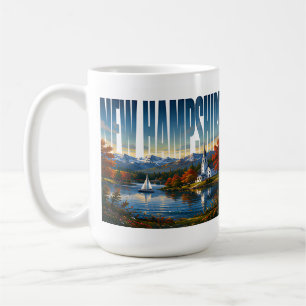 New Hampshire Mountain Lakes Autumn Escape Coffee Mug