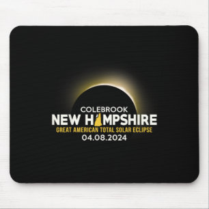 New Hampshire Nh Total Solar Eclipse 2024  Mouse Pad