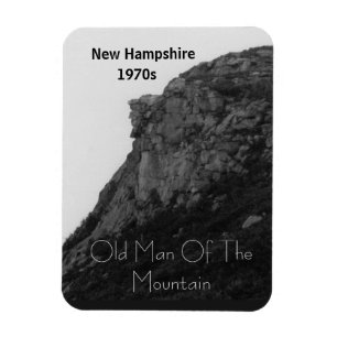 New Hampshire old man of the mountain Magnet