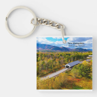 New Hampshire Plymouth Smith Bridge Key Ring