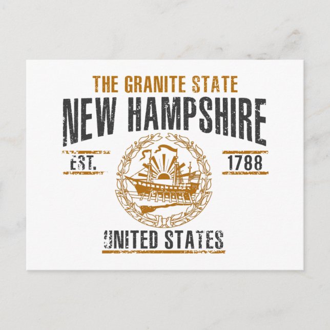 New Hampshire Postcard (Front)