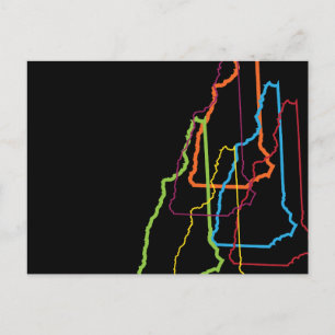 new hampshire pride blur postcard