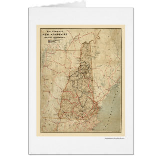 New Hampshire Railroad Map 1894