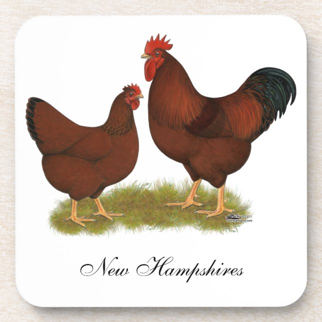 New Hampshire Reds Coaster (Front)