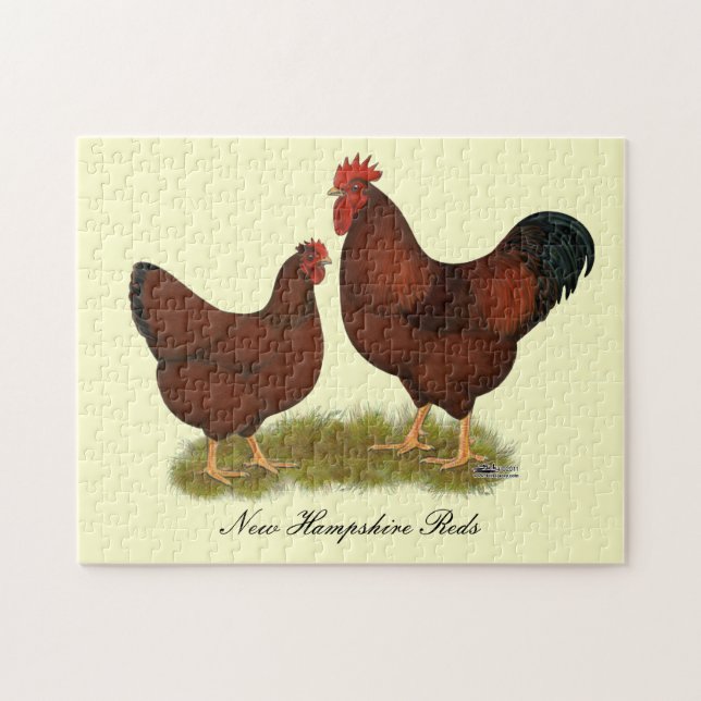 New Hampshire Reds Jigsaw Puzzle (Horizontal)